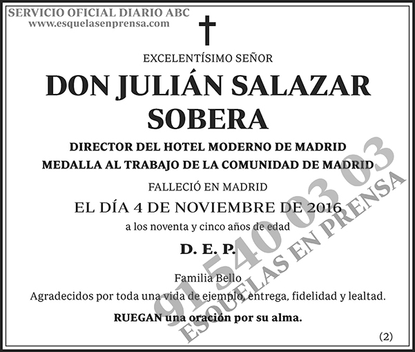Julián Salazar Sobera